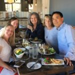 Karen and ASO staff: Julia Whitney, Nina Wellford, Nina Souther, and Jin Kim at lunch